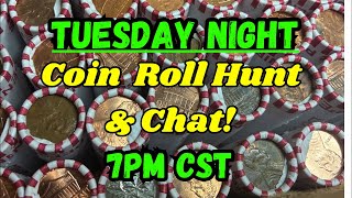 🔴 4/7/26 Tuesday Night Coin Roll Hunt & Chat - Penny Box with ENDERS!