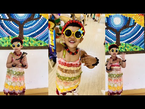 Fruit Salad | Krishika's Fancy Dress #fancydress #fancydressspeech #princesskrishika #happyhour