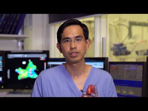 How is a catheter ablation performed for arrhythmia?