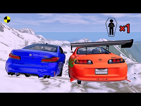 Realistic High-Speed Car Crashes in BeamNG.drive #106 | Ultra Detailed Crash Compilation