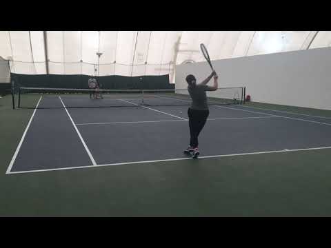 Lauren Levatino Practicing Tennis Part 2