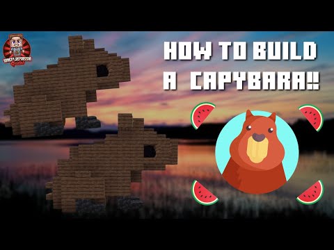 Wheelassassin Guides - How to build a Capybara in Minecraft!!