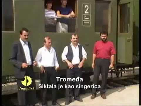 Tromedja - Siktala je kao singerica - (Official Video 1990)