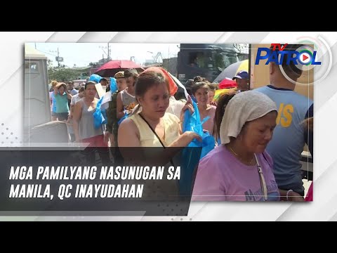 Mga pamilyang nasunugan sa Manila, QC inayudahan TV Patrol