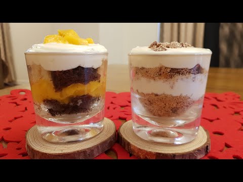 Quick And Easy Desserts l Mango Trifle Delight l Cookie And Cream Cups l 3 Ingredients Desserts