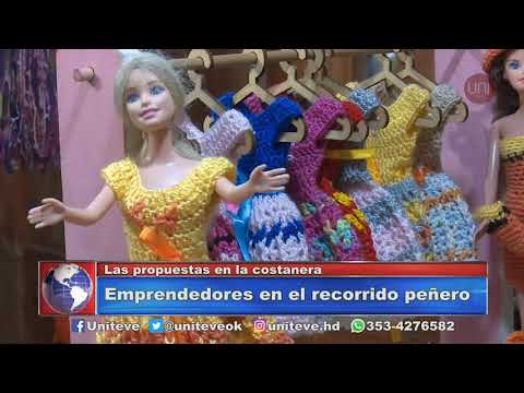 Emprendedores en el recorrido peñero