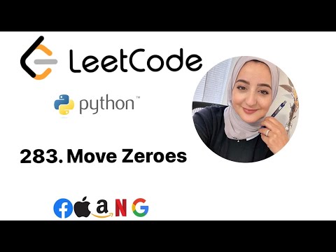 Move Zeroes Leetcode 283 Python Facebook Technical Interview