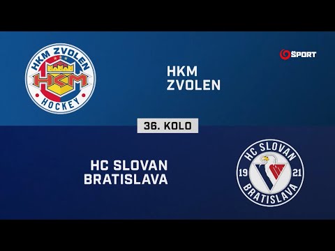 36. kolo: HKM Zvolen - HC Slovan Bratislava 5:4 sn (HIGHLIGHTY)