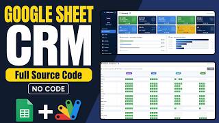 Full Source Code: Google Sheets CRM with Kanban Board, Deals, Contacts & RBAC Admin