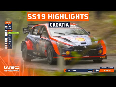 SS19 STAGE HIGHLIGHTS | WRC Croatia Rally 2022