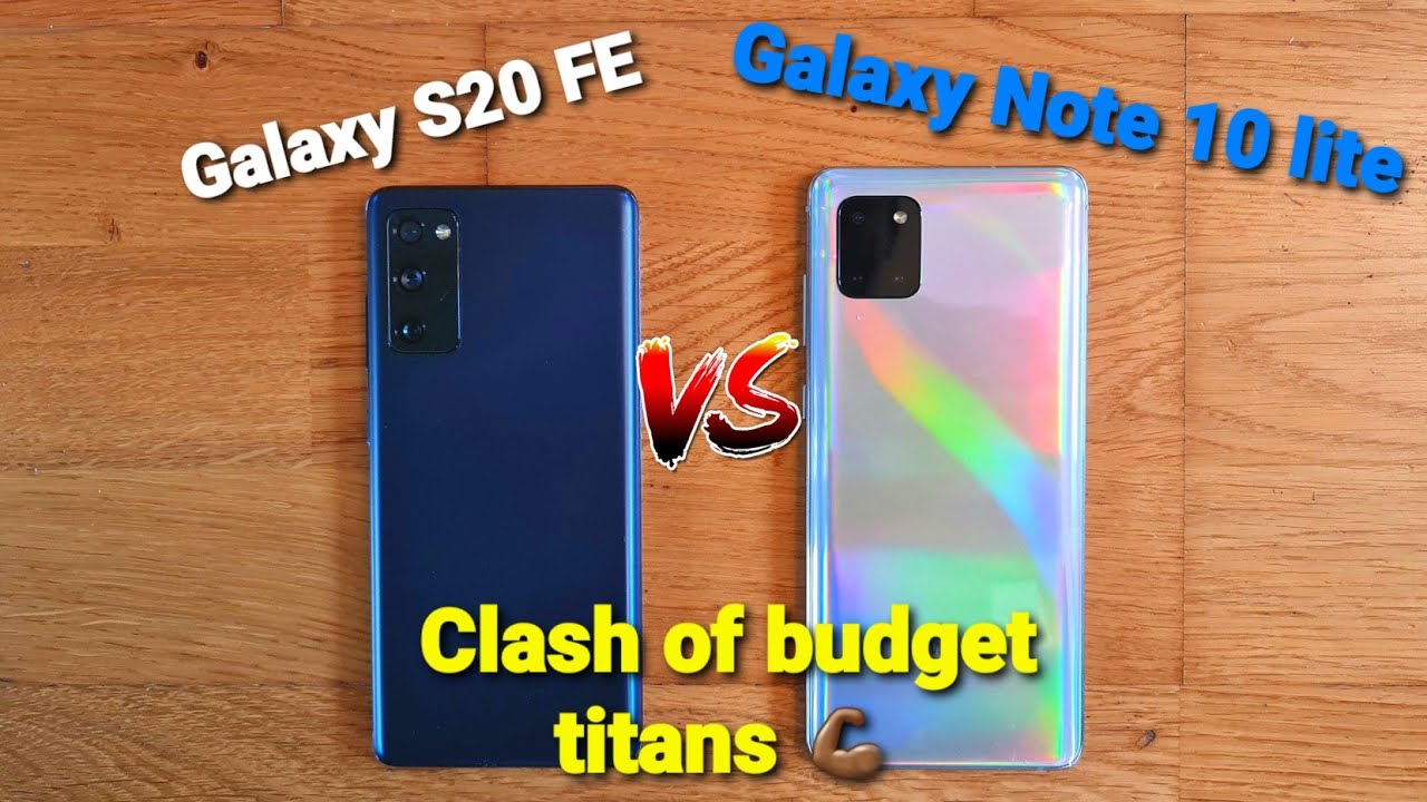 Galaxy 20 FE VS Galaxy Note 10 lite.  Specs comparison. Which should you buy in 2021? 🤔