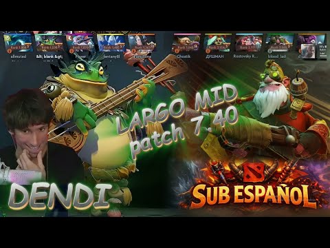 Dendi Makes LARGO Look BROKEN vs Sniper 😳 dota 2