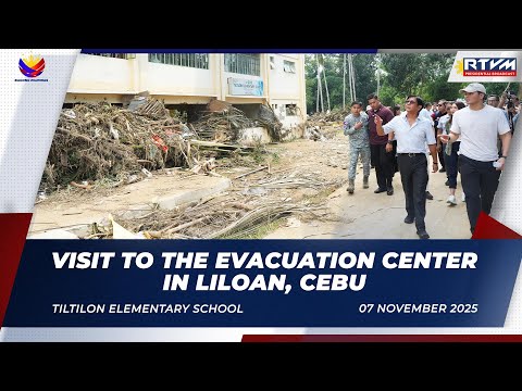 Visit to Evacuation Center 11/07/2025