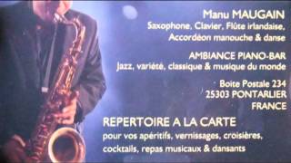 Manu Maugain - Orphéo negro au saxo et piano