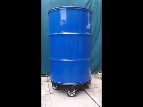 Ciekawy pomysł na starą beczkę
