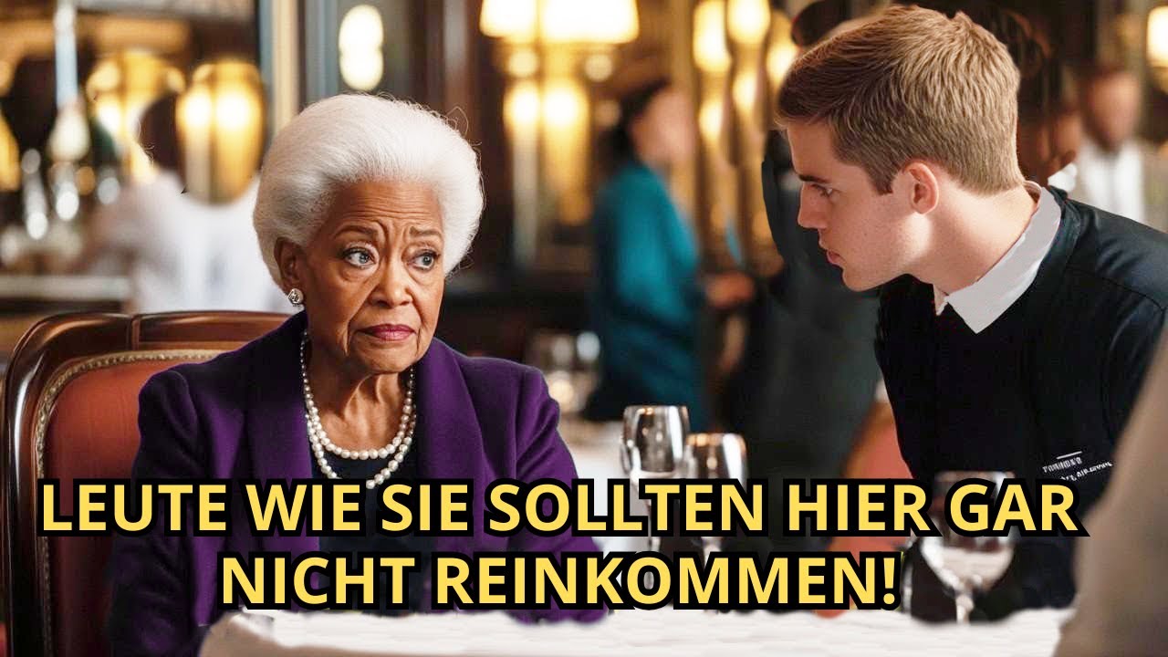KELLNER WEIGERT SICH, ÄLTERE SCHWARZE FRAU ZU BEDIENEN, BIS DER SOHN IHRE IDENTITÄT ENTHÜLLT