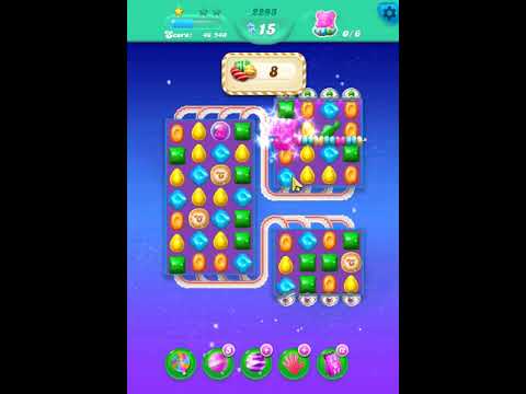 Candy Crush Soda Saga level 2293 Get 2 Stars, 27 Moves Complete