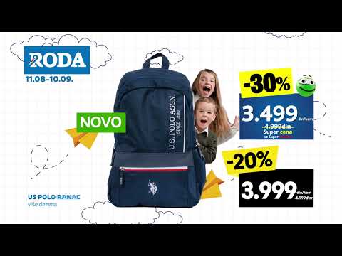 Roda | Sve za školu u Rodi  11.08 - 10.09.2023.