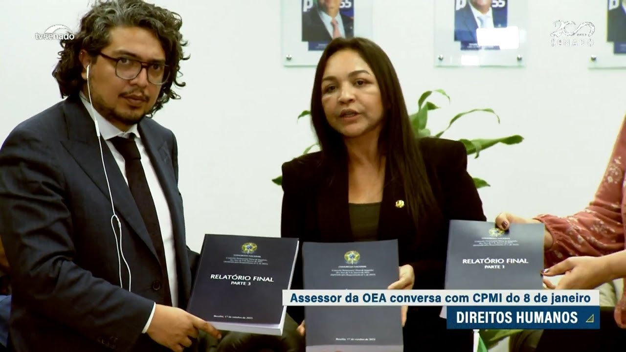 Relator da OEA reúne-se com integrantes da CPMI do 8 de Janeiro; Oposição também já foi ouvida