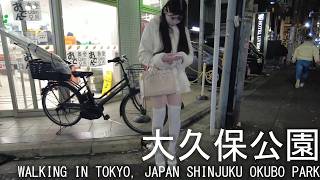 Night Walk in Tokyo, Relaxing Walk in Japan, Shinjuku Kabukicho 夜の大久保公園・新宿歌舞伎町をお散歩！ラブホテル街・トー横界隈