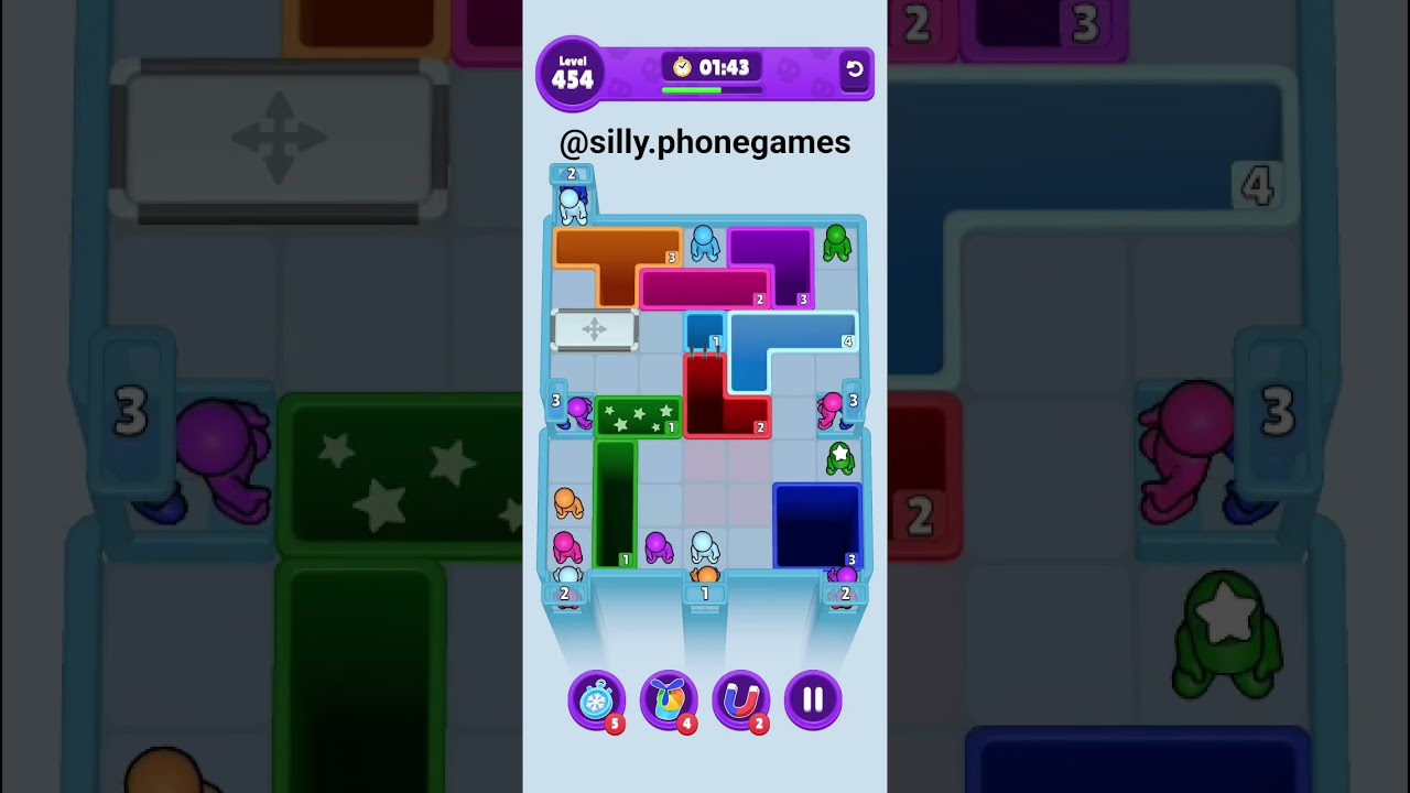 Drop Away Level 454 Walkthrough Solution