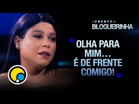 A Anitta chamou Blogueirinha de energia pesada AO VIVO  | Cortes De Frente com Blogueirinha