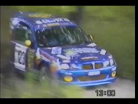 Rally dei laghi 2006 San michele crash 3