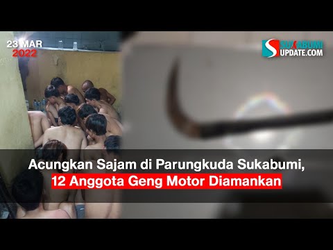 Acungkan Celurit di Parungkuda Sukabumi, 12 Anggota Geng Motor Diamankan
