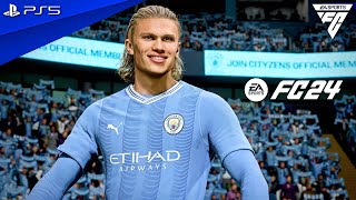 FC 24 - Man City vs. Copenhagen - Champions League 23/24 RO16 2nd Leg Match | PS5™ [4K60]