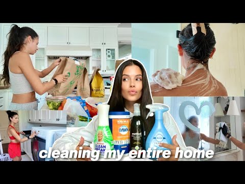 Sunday Reset | Productive Deep Cleaning My ENTIRE  Home!