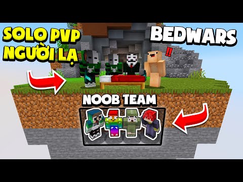 KHANGG - KHANGG WITH T GAMING NOOB TEAM BEDWARS 4V4 PVP WITH STRANGERS *NOOB TEAM BEIJED BY MINECRAFT COUNCIL??