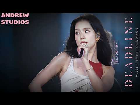 JISOO - Intro + Earthquake + outro Final (DEADLINE World Tour) STUDIO VERSION