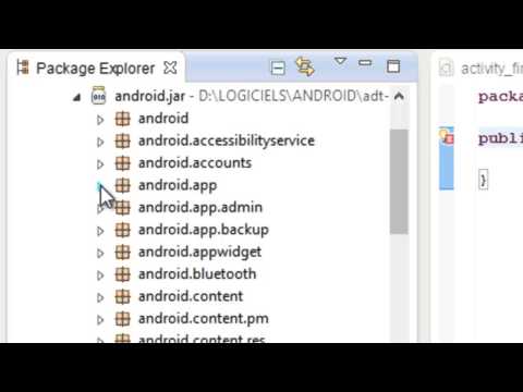 DEVELOPPER SOUS ANDROID 17 Création d une activité step by step