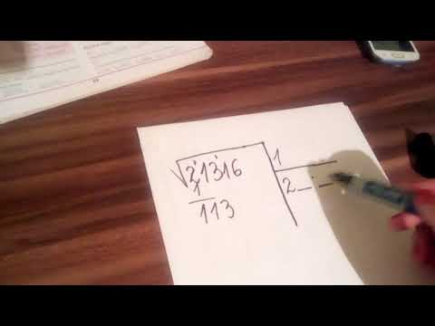 Algoritmul de extragere de sub radical. Cum scot de sub radical?