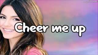Victoria Justice - Cheer Me Up (Lyrics On Screen) HD