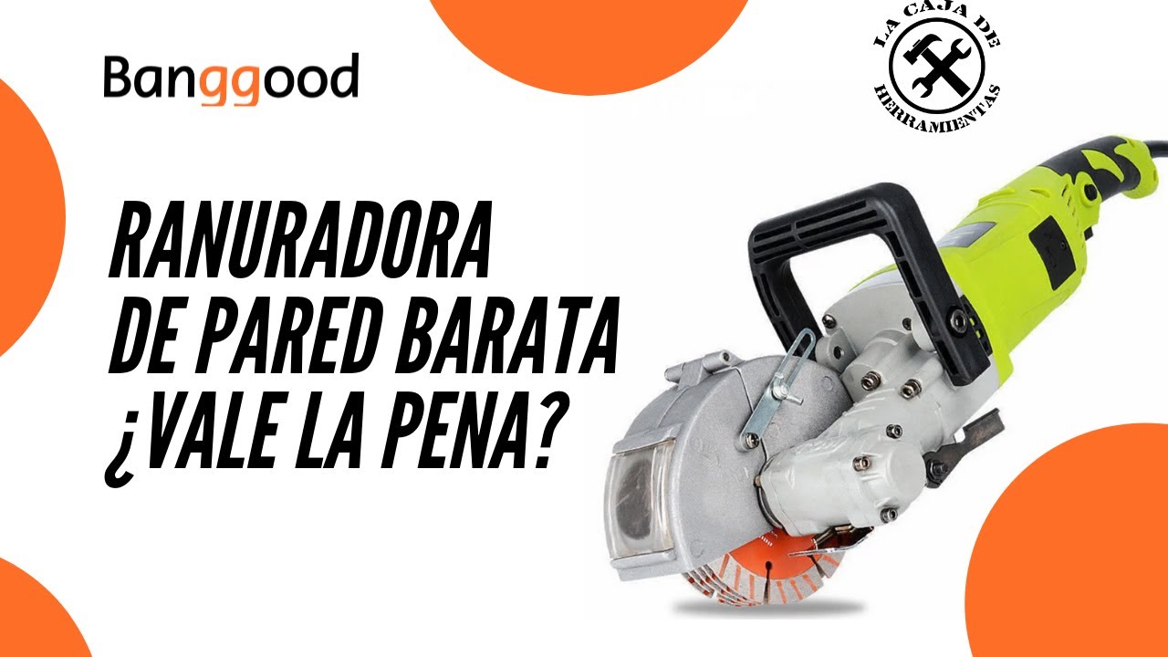 Ranuradora de pared ¡Barata! 😱 ¿Vale la pena