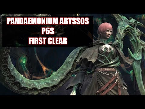 FFXIV Pandaemonium Abyssos Savage - Hegemon (P6S) First Clear - DRK PoV