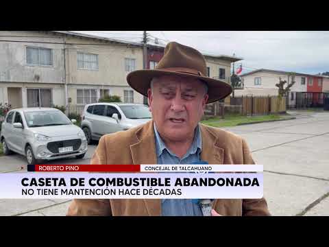 Talcahuano: vecinos denuncian caseta de combustible abandonada hace 40 años en Las Higueras hoy