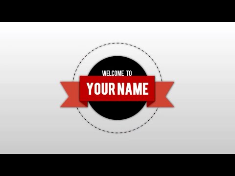 FREE 2D Text Animation Intro Template (SONY VEGAS) Video