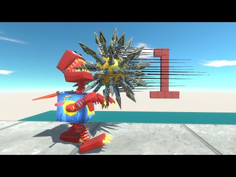 Can 13 Creepy Monsters Survive The 4 Levels Of The Spike Ball Trap ?