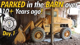 Saving an OLD Articulated Wheel Loader... Parked for UNKNOWN Reasons! ~ Day 1 ~ Allis Chalmers 645