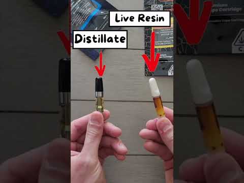 Live Resin vs Distillate #alwaysgoodcannabis