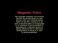 Magnetic Video Corporation Warning Screen 1980 1982 UK