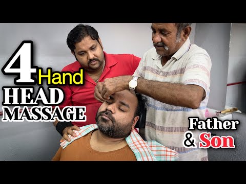 ASMR Head Massage with Neck Crack By Shambhoo | Father Narrate Son #asmrcommunity #sensoryoverload