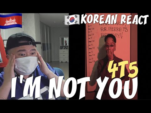 🇰🇭🇰🇷🔥Korean Hiphop Junkie React to 4T5 - I'M NOT YOU ( ខ្ញុំមិនមែនអ្នក ) (ENG SUB)