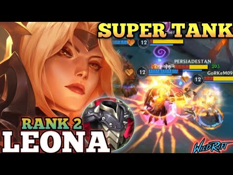 LEONA ANNOYING TANK DMG! AGGRESSIVE CROWD CONTROL - TOP 2 GLOBAL LEONA BY 2voishnik - WILD RIFT