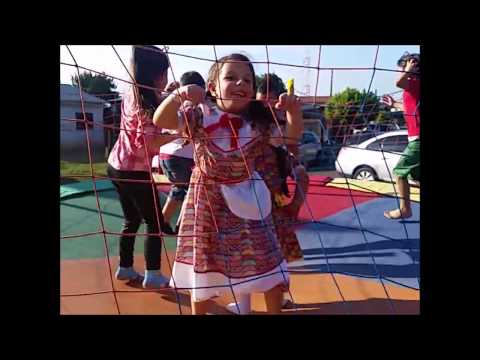 Elen Marie Brincando na festa Julina da Escola