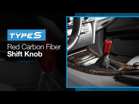Red Carbon Fiber Shift Knob