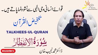 Surah-Al-Infitar | (Chapter 82) |Talkhees-ul- Quran by Dr Muhammad Najeeb Khan