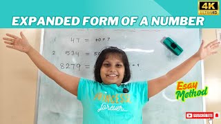Download the video "Expanded Form of a Number | Writing Numbers in Expanded Form for Kids | Easy Step-by-Step Method"